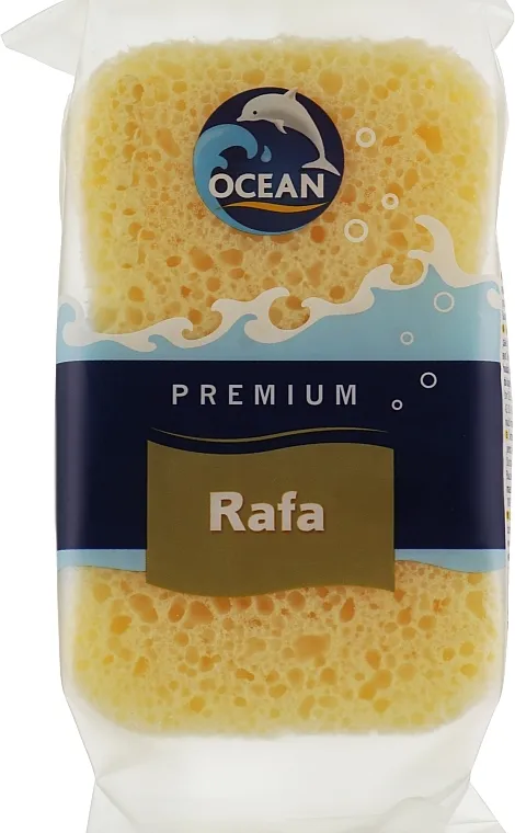Ocean Masažni sunđer za kupanje "Rafa", žuti