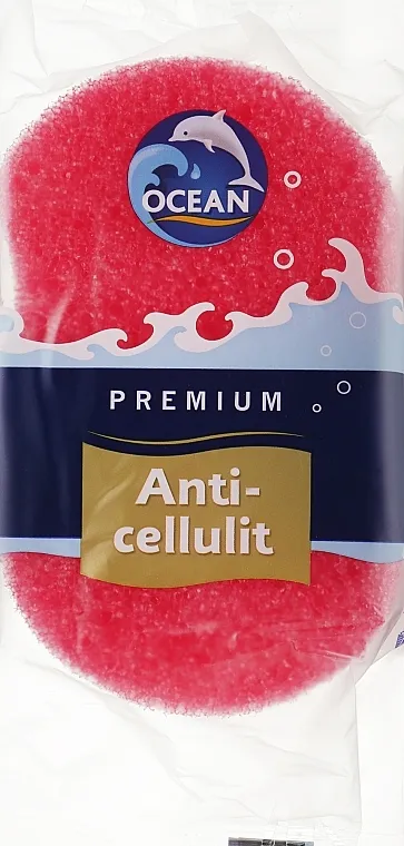 Ocean Sundjer za masažu protiv celulita, žuto-ružičasta