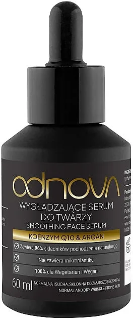 Odnova Coenzyme Q10 &amp; Argan Smoothing Face Serum Smoothing facial serum Koenzim Q10 i Argan