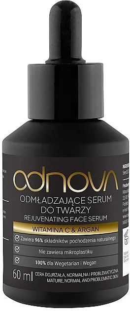 Odnova Vitamin C &amp; Argan Rejuvenating Face Serum Podmlađujući serum za lice sa vitaminom C i arganom
