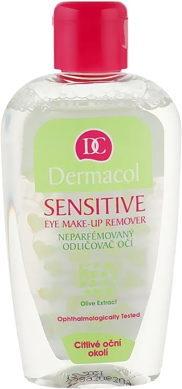 Odstranjivač šminke za osjetljive oči Dermacol Sensitive Eye Make-Up Remover