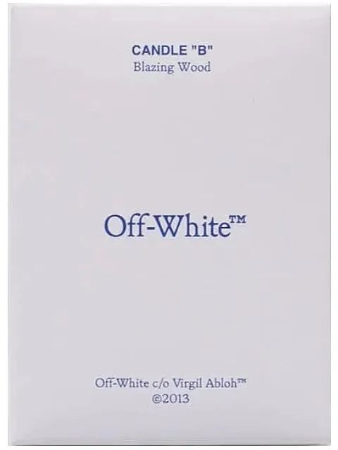 Off-White Candle B Blazing Wood Mirišljava sveća