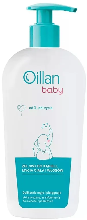 Oillan Baby Gel za tuširanje 3 u 1