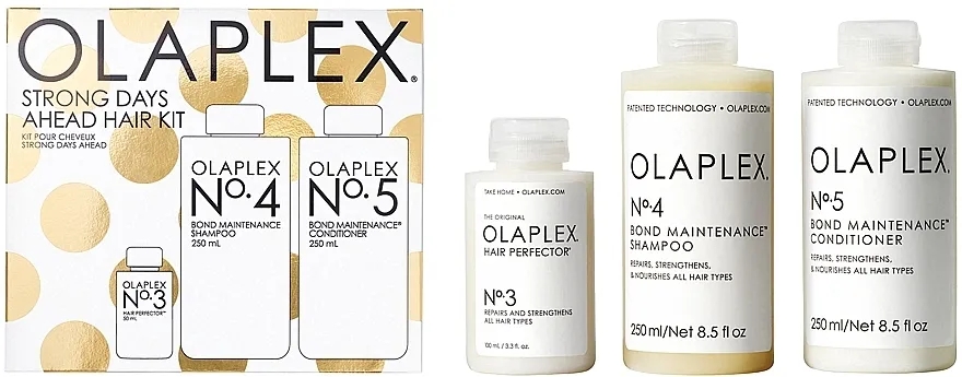 Olaplex Strong Days Ahead (h/elixir/50ml + h/shm/250ml + h/cond/250ml) Set