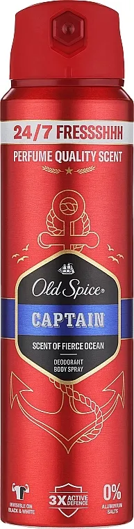 Old Spice Captain Deodorant Spray Dezodorans u obliku aerosola