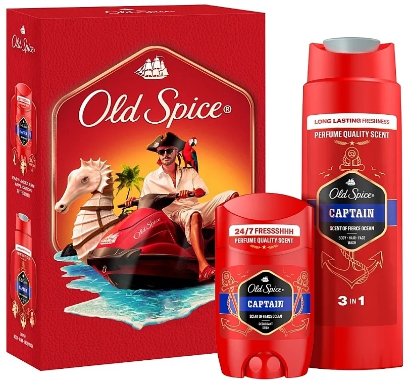 Old Spice Captain Modern (deo/50ml + sh/gel/250ml) Komplet