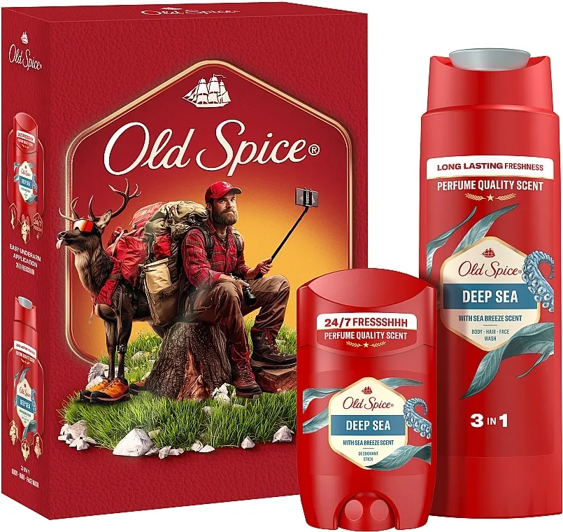 Old Spice Deep Sea Outdoor Explorer (deo/50ml + sh/gel/250ml) Set