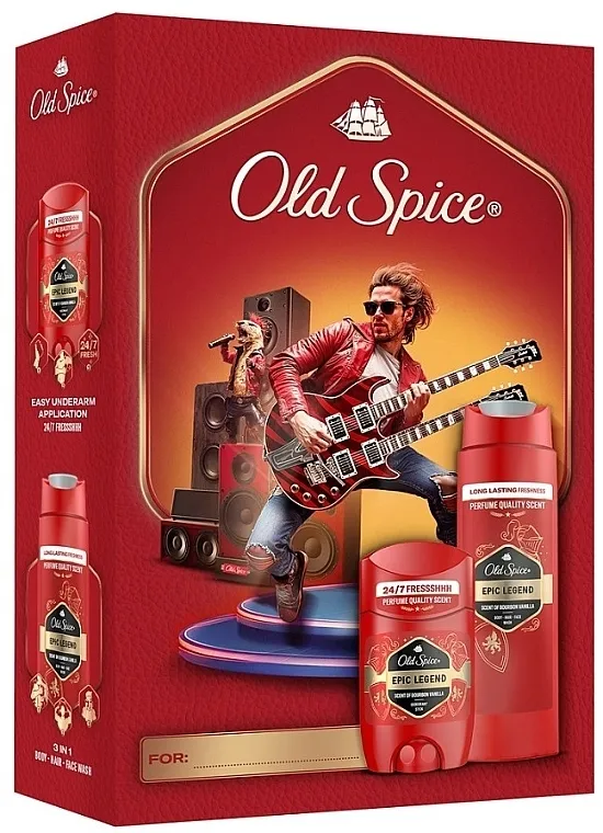 Old Spice Epic Legend (sh/gel/250ml + deo/50ml) Set