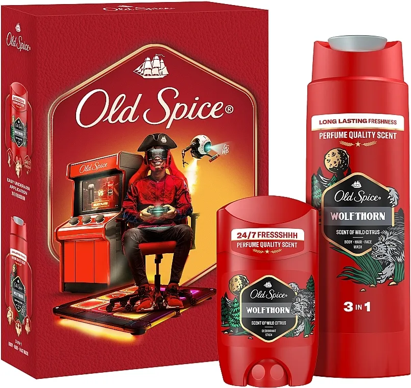 Old Spice Wolfthorn Gamer (deo/50ml + sh/gel/250ml) Set