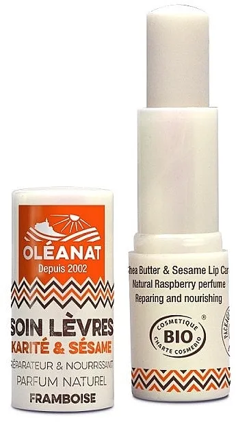 Oleanat Organic Shea Butter &amp; Sesame Lip Care Balzam za usne