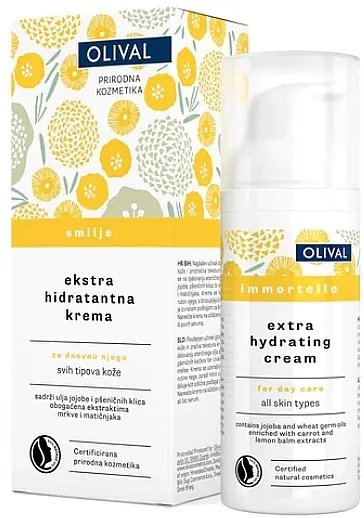 Olival Extra Moisturizing Cream Ekstra hidratantna krema za lice "Immortelle"