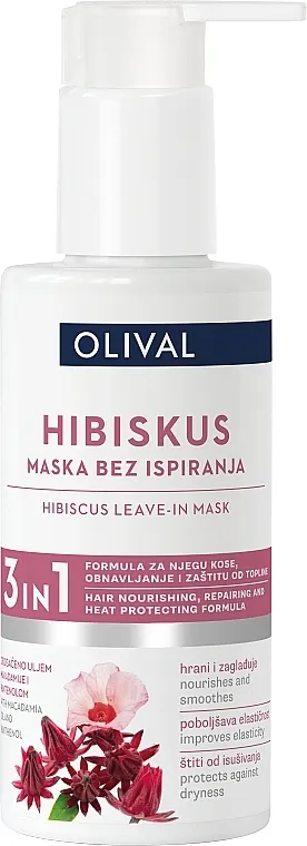 Olival Hibiscus Leave In Mask Maska za kosu Hibiskus
