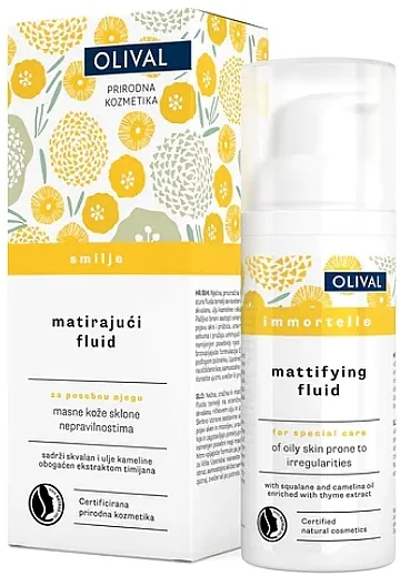 Olival Mattifying Fluid Matirajući fluid za lice "Immortelle"