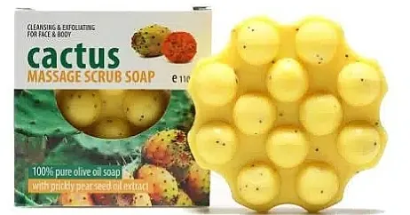 Olive Spa Cactus Massage Scrub Soap Sapun i piling za masažu sa uljem semenki opuncije