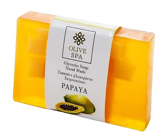 Olive Spa Hand Made Glycerin Soap Glicerinski sapun Papaja