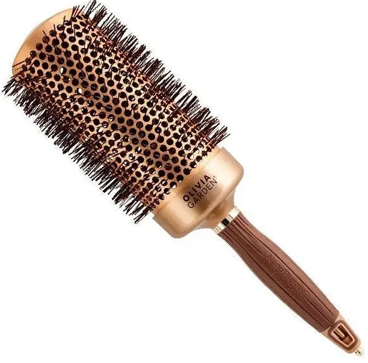 Olivia Garden Expert Blowout Speed Wavy Bristles Gold &amp; Brown Rotirajuća četka, 65 mm