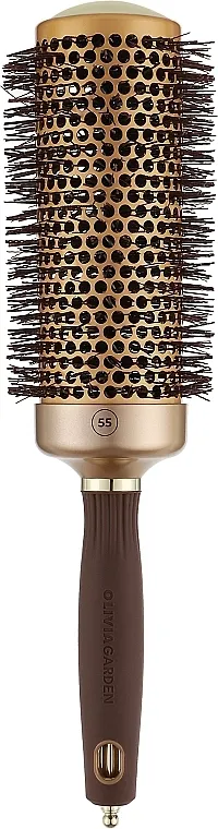 Olivia Garden Expert Blowout Speed Wavy Bristles Gold Brown 55mm Rotirajuća četka