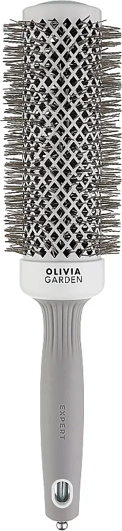 Olivia Garden Expert Blowout Speed Wavy Bristles White&amp;Grey 45 Četka 45mm