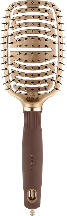 Olivia Garden Expert Care Flex Nylon Bristles Gold Brown Četka za kosu