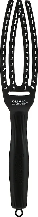 Olivia Garden Finger Brush Small Black Četka