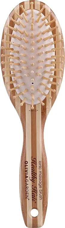 Olivia Garden Healthy Hair Ionic Massage Oval Brush Large Četka od bambusa za masažu, velika