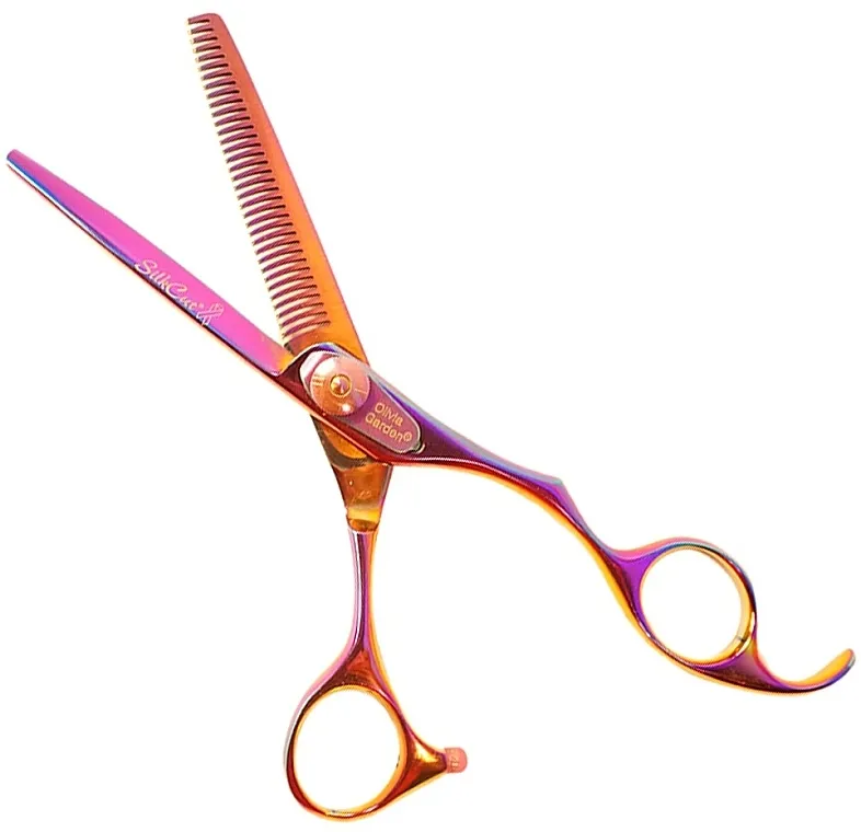 Olivia Garden Rainbow Škare za šišanje Silkcut 6,35