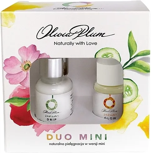 Olivia Plum Duo Mini Drip &amp; Glow (face/serum/2x15ml) Set