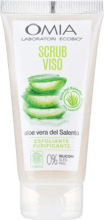 Omia Labaratori Ecobio Aloe Vera Face Scrub Piling za lice s aloe verom