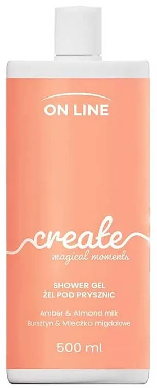 On Line Create Shower Gel Tuš gel Ćilibar i badem