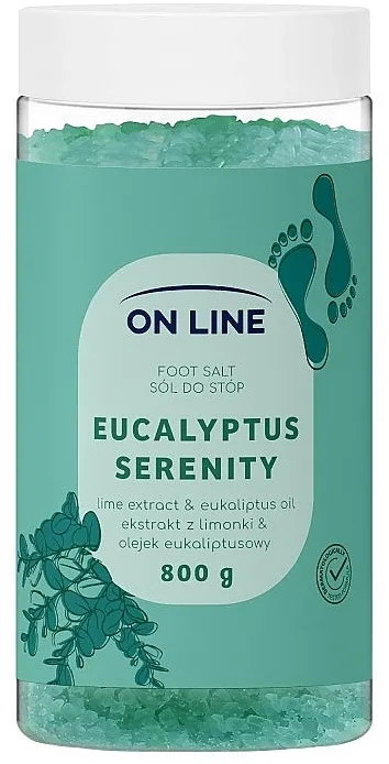 On Line Eucaliptus Serenity Foot Salt Relaksirajuća so za stopala