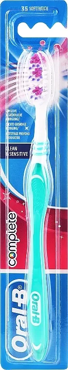 Oral-B Complete Clean&amp;Sensitive Soft Toothbrush Četkica za zube, mekana, zelena