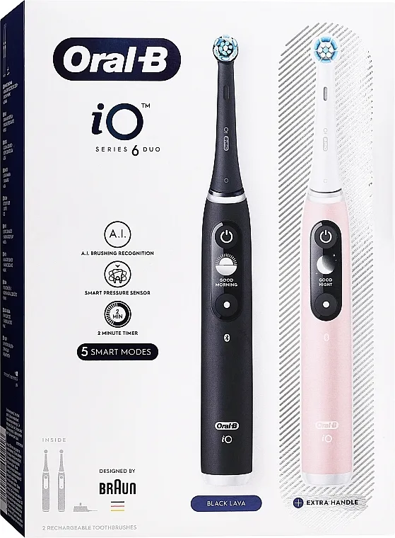 Oral-B iO Series 6 (toothbrushes/2pcs) Set