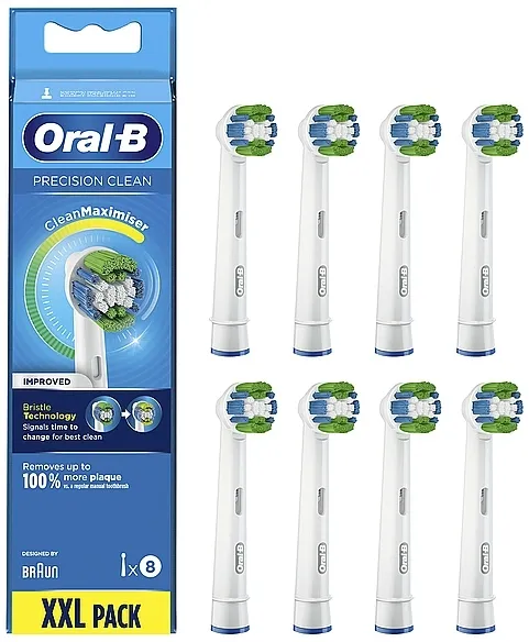 Oral-B Precision Clean Clean Maximizer Zamjenska glava za električnu četkicu za zube, 8 kom.