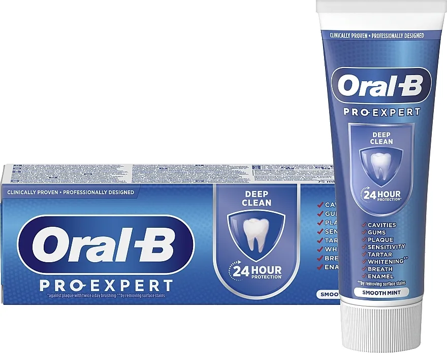 Oral-B Pro-Expert Deep Cleaning Toothpaste Smooth Mint Pasta za dubinsko pranje zuba