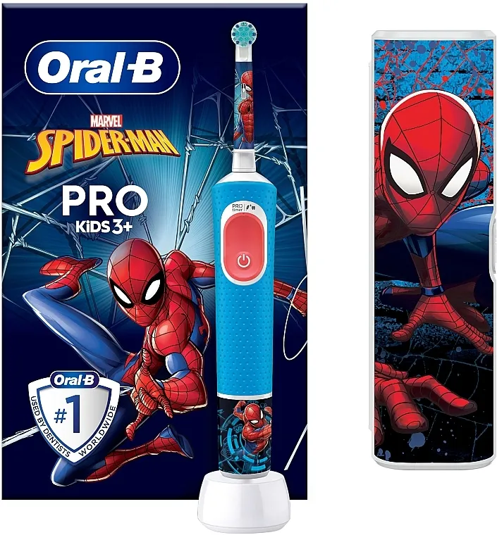 Oral-B Pro Kids Spider-Man (tooth/brush/1pcs + case) Set