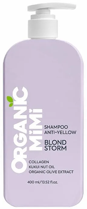 Organic Mimi Blond Storm Shampoo Anti-Yellow Šampon protiv žutila za plavu kosu