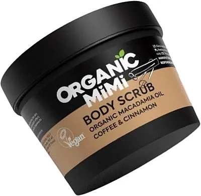 Organic Mimi Body Scrub Coffee &amp; Cinnamon Piling za telo "Kafa i cimet"
