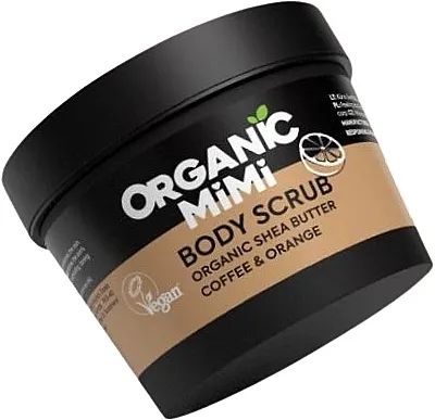 Organic Mimi Body Scrub Coffee &amp; Orange Piling za telo "Kafa i pomorandža"