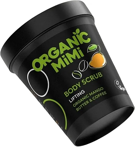 Organic Mimi Body Scrub Lifting Mango &amp; Coffee Piling za telo sa lifting efektom "Mango i kafa"