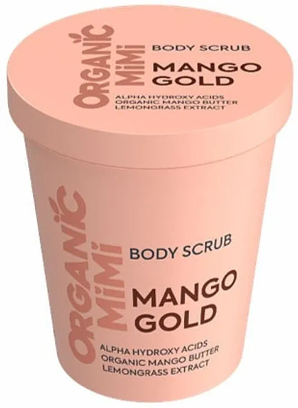 Organic Mimi Body Scrub Mango Gold Piling za telo Mango Gold