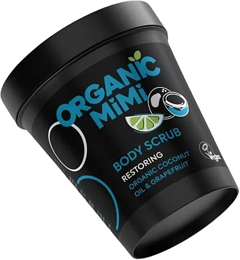 Organic Mimi Body Scrub Restoring Cocount &amp; Grapefruit Obnavljajući piling za telo "Kokos i grejpfrut"