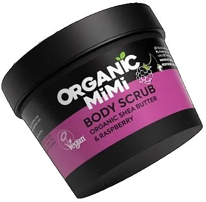 Organic Mimi Body Scrub Shea &amp; Raspberry Piling za telo "Shea i malina"