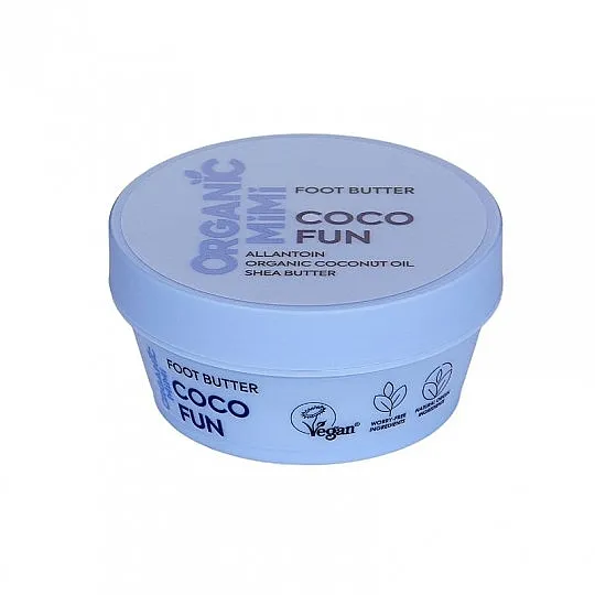 Organic Mimi Foot Butter Kokosovo puter za stopala Coco Fun