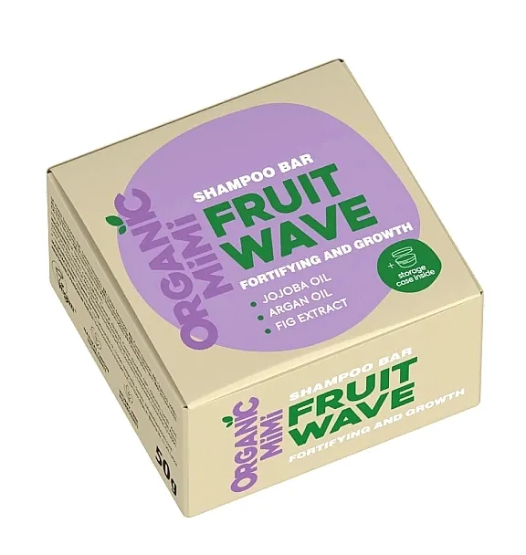 Organic Mimi Fruit Wave Fortifying And Growth Shampoo Bar Šampon u čvrstom stanju za jačanje i stimulisanje rasta kose