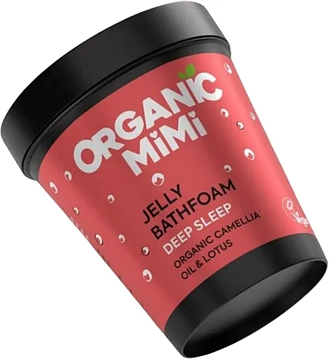 Organic Mimi Jelly Bathfoam Deep Sleep Camellia &amp; Lotus Žele pena za kupanje "Kamelija i lotos"