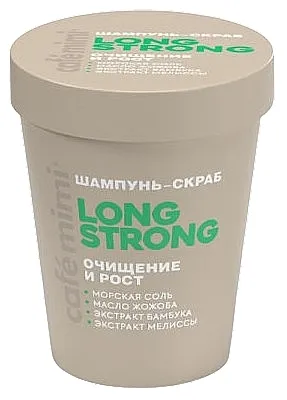 Organic Mimi Long Strong Shampoo-Scrub Šampon-peeling za kosu 'Čišćenje i vitalnost'