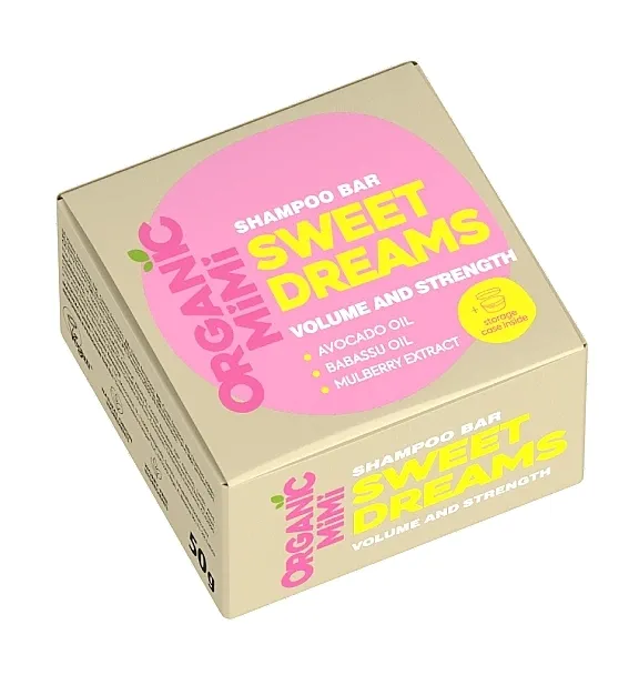 Organic Mimi Sweet Dreams Volume And Strength Shampoo Bar Šampon u pločici za volumen i jačanje kose