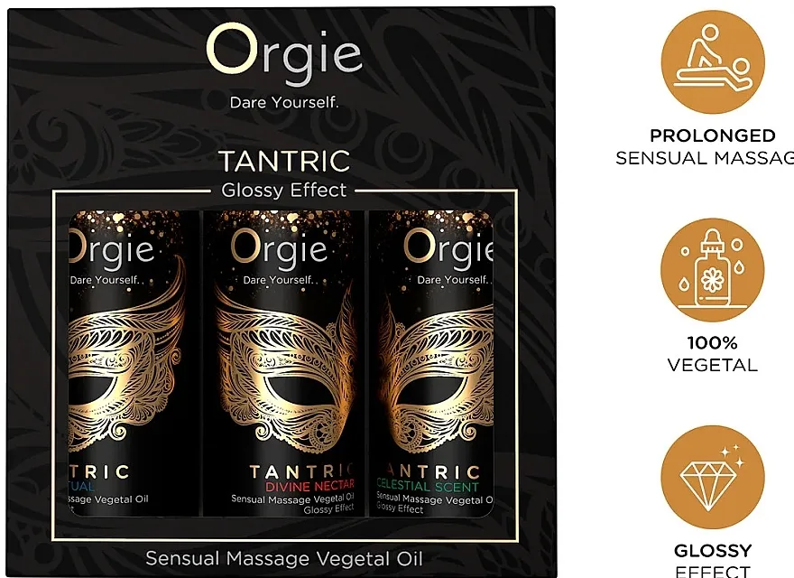 Orgie Tantric Mini Size Collection (massage/oil/3x30ml) Set ulja za masažu