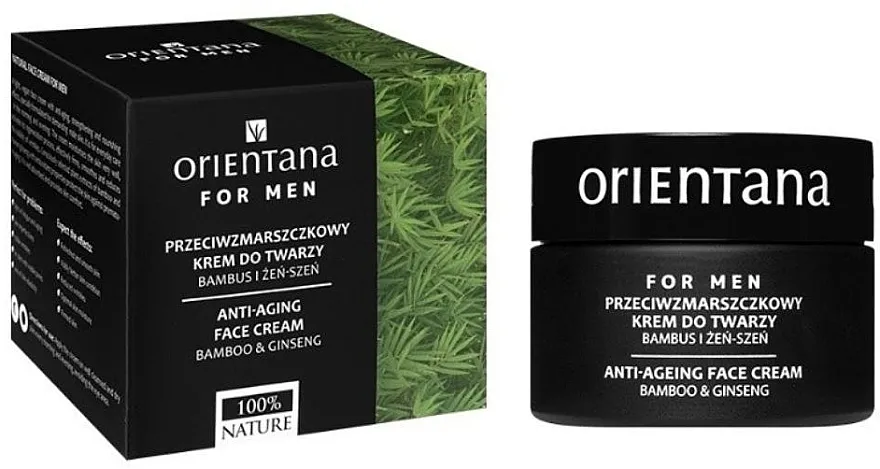 Orientana Bamboo And Ginseng Anti-Ageing Face Cream Krema za lice protiv bora za muškarce "Bambus i đumbir"