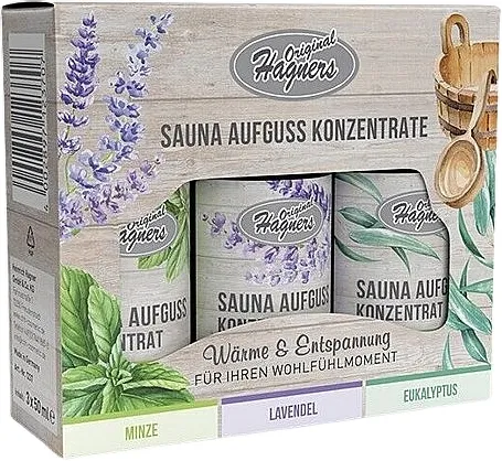 Original Hagners Sauna Infusion Concentrates (concentrate/3x50ml) Set